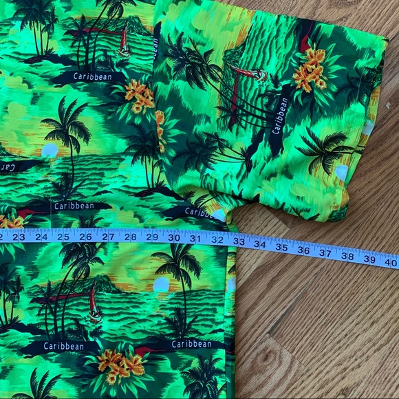 Rima Hawaiian Shirt Caribbean Floral Palm Trees Islands tropic Colorful 3 XL - Picture 2 of 7